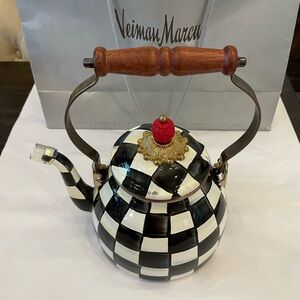 Mackenzie-Childs Courtly Check Tea Kettle (2 ounce)